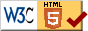 Valid HTML 5